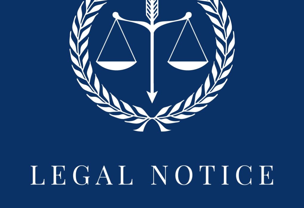 Legal Notices Affecting The Community of West Chicago and Surrounding Areas
