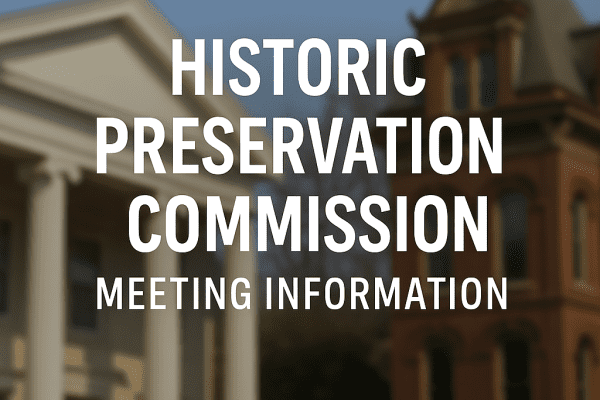 Historic Preservation Commission to Review Repairs at Wiant House, Republic Bank, and Main Street Properties